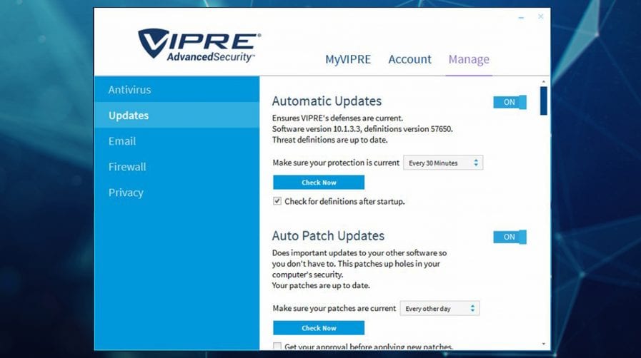 Vipre antivirus and security